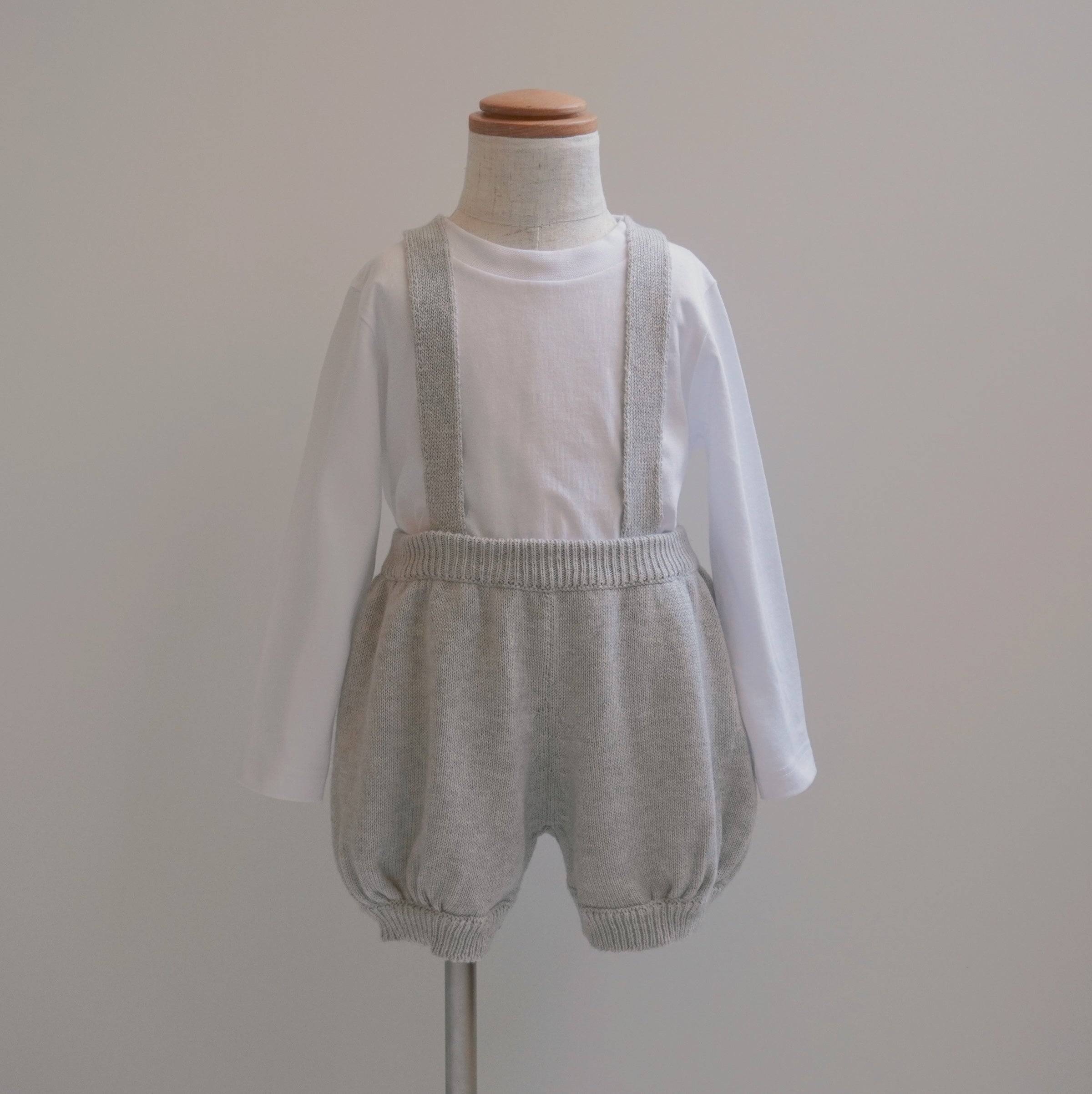 Oidemama Baby 2way Knit Pumpkin Shorts & Apron Set