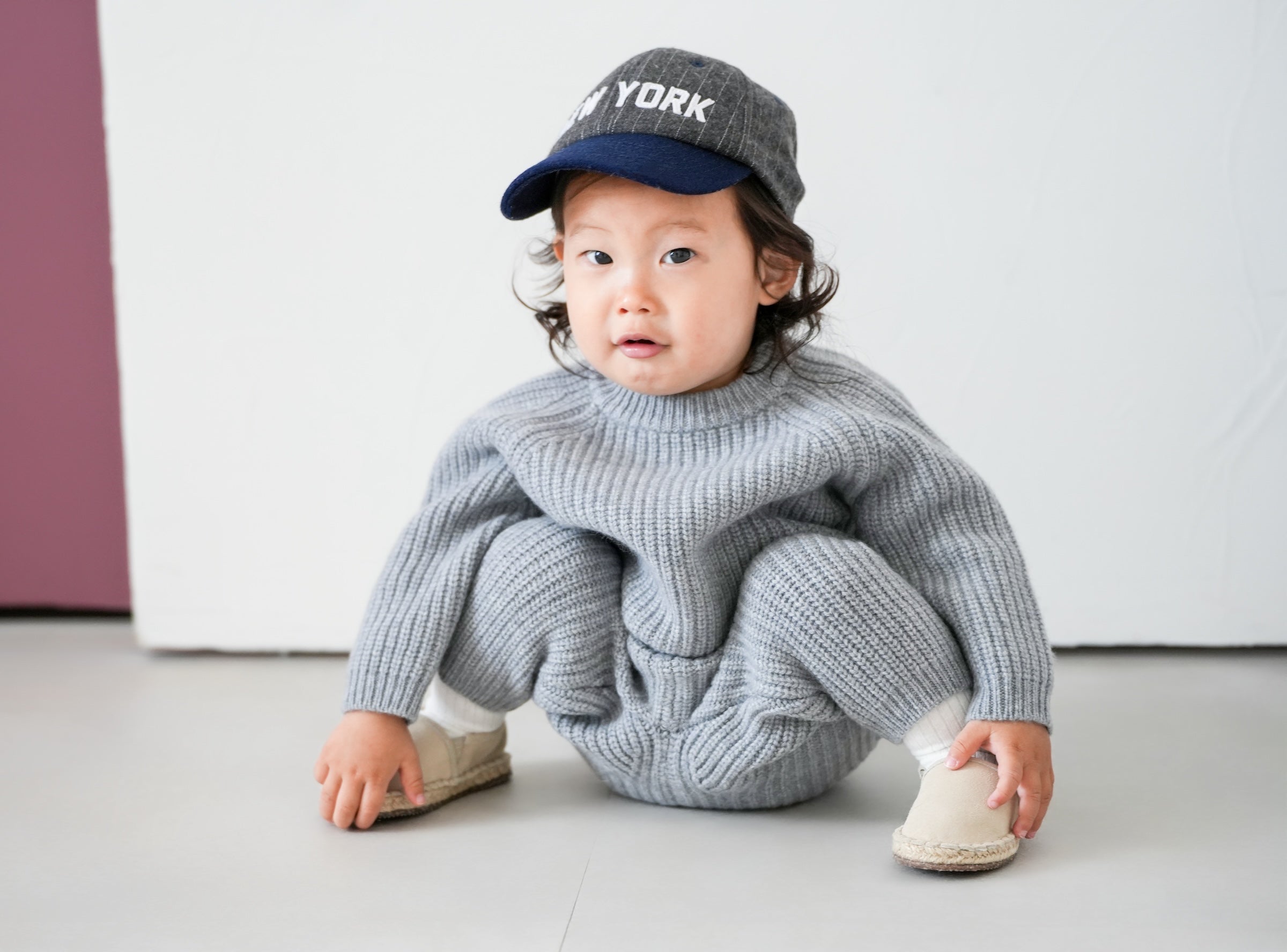 Oidemama Toddler Chunky Knit Pullover & Pants