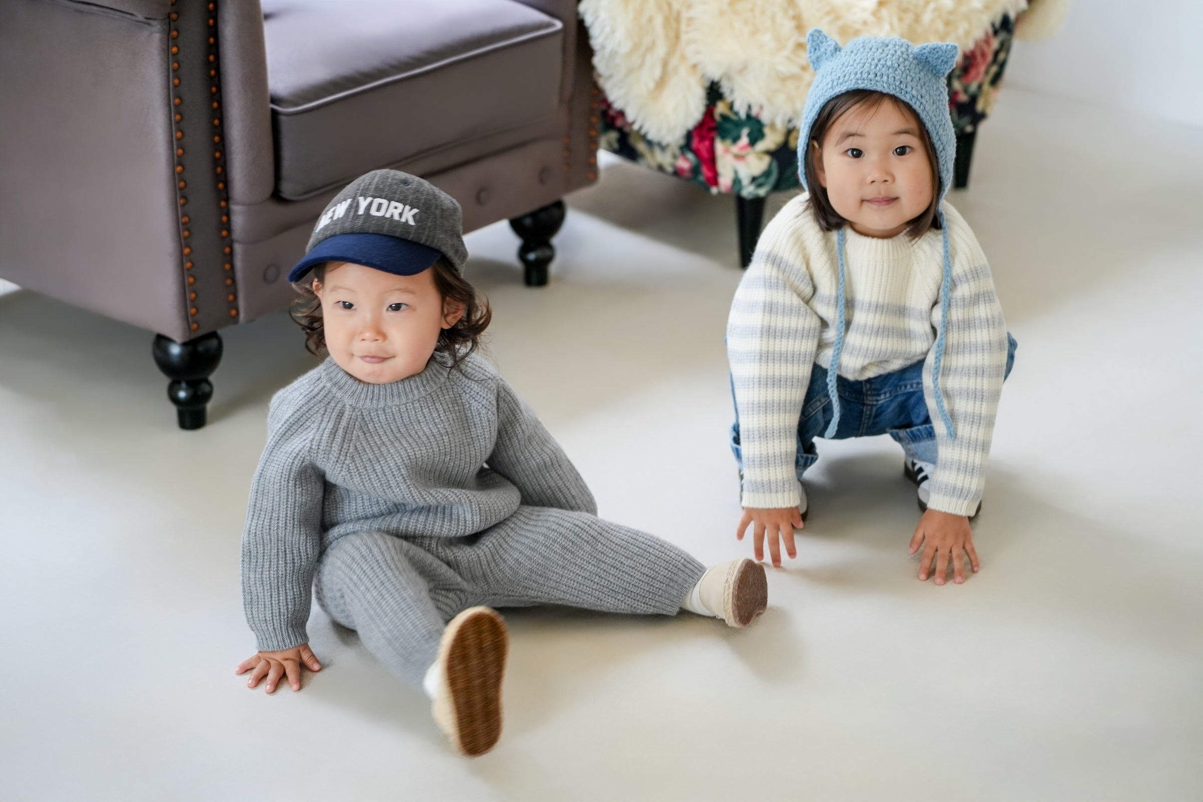 Oidemama Toddler Chunky Knit Pullover & Pants