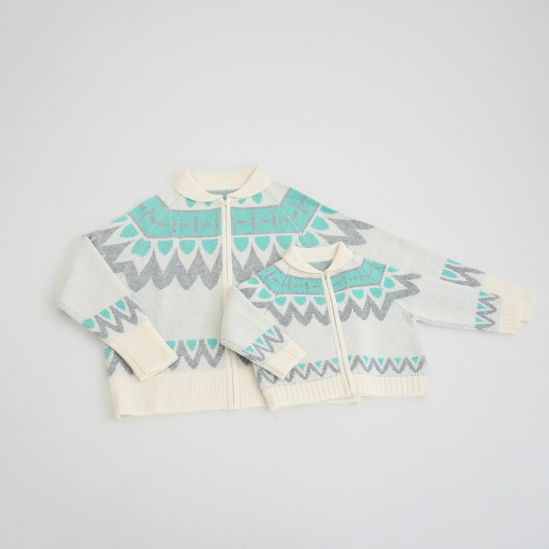 Nordic snow cardigan (mom size)