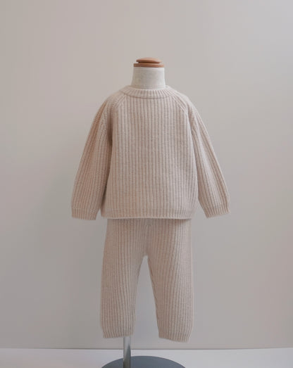 Oidemama Toddler Chunky Knit Pullover &amp; Pants