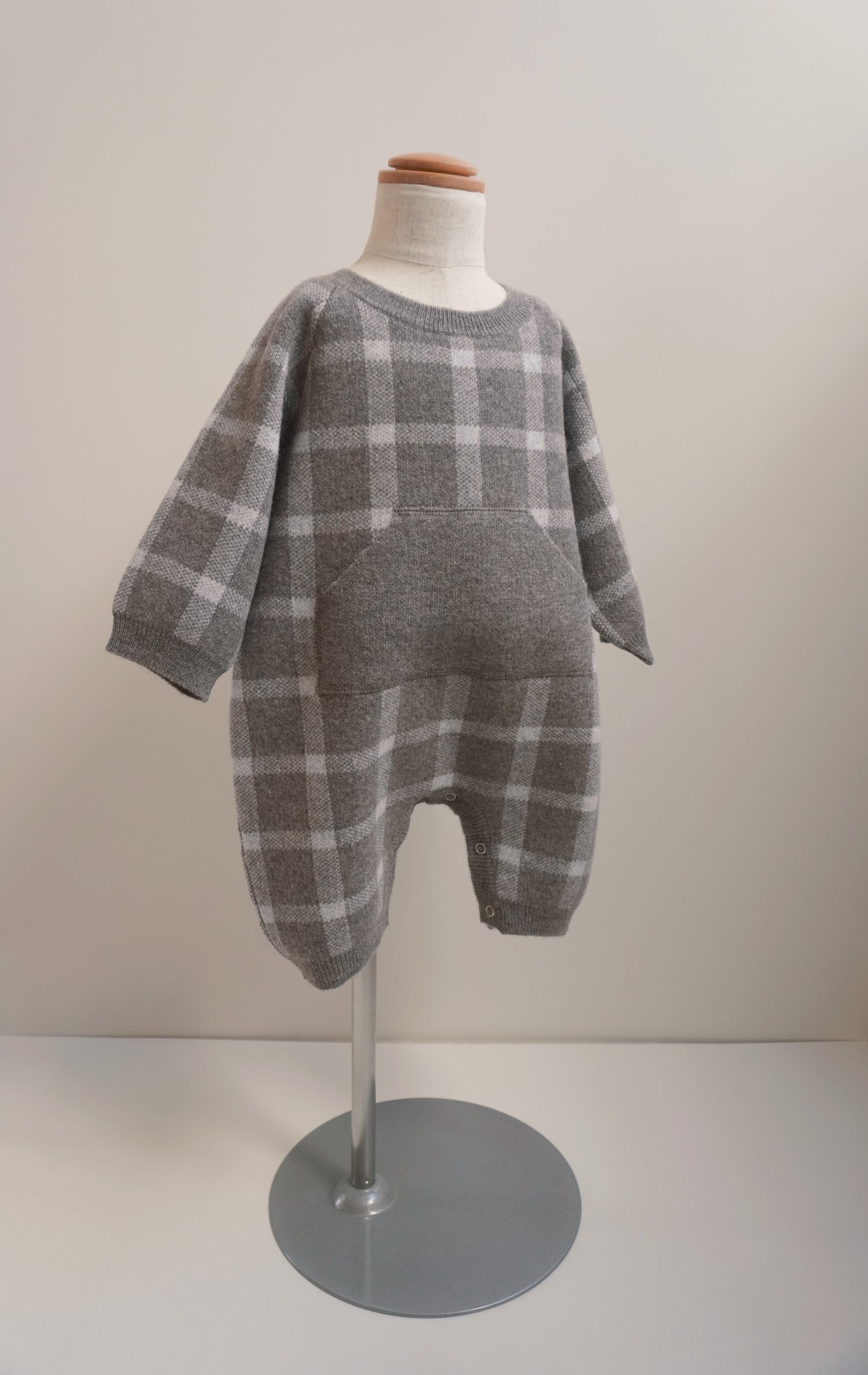 Oidemama Baby Plaid Cuddle Suit